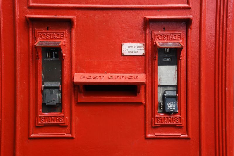 Old post Box / Stamp machine