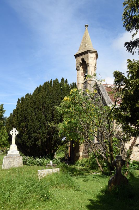 St Swithern Church, Thorley, Isle of Wight .