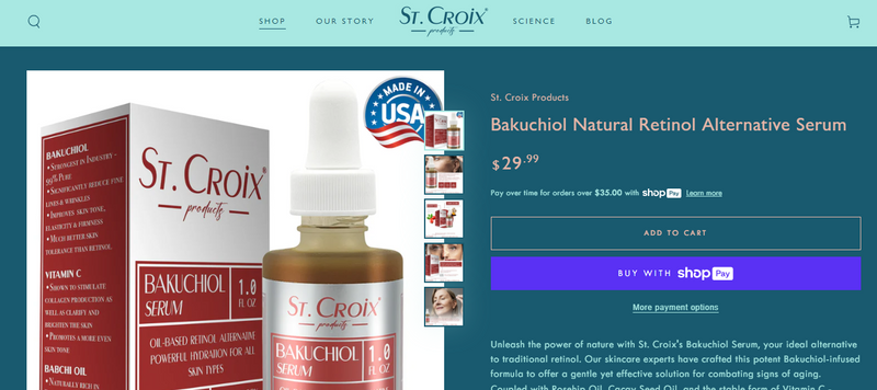 Bakuchiol face serum