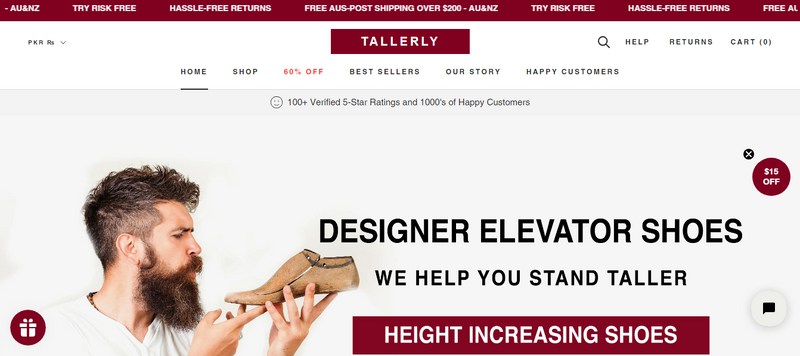 High Heel Shoes for Men