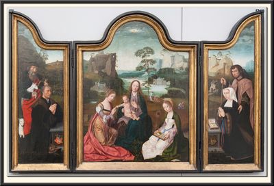 Madonna with the Saints Catherine and Barbara, approx. 1509-1529