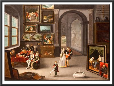 The Archduke and Infanta Visiting a Picture Gallery