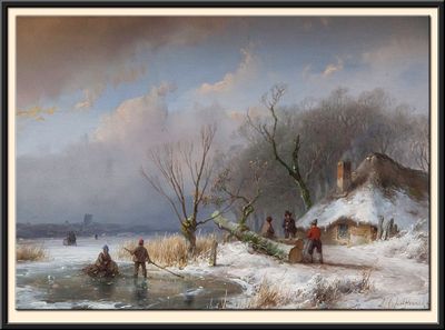 Winterlandschap, 1847