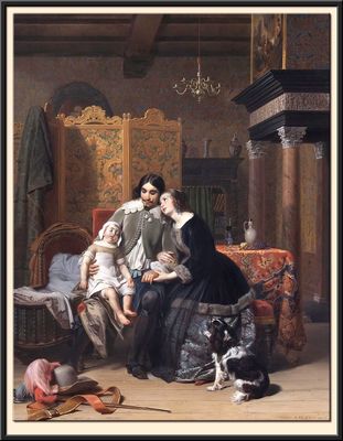 Huiselijke zorgen, 1844
