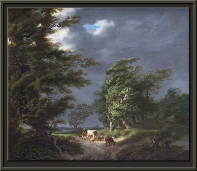 Landschap bij stormachtig weer, 1794