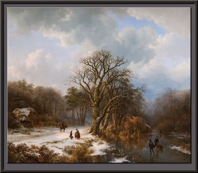 Winterlandschap, 1837