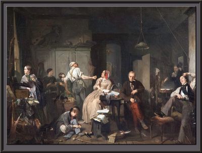 Armoede en Weelde (de familie H. Berniks), 1848