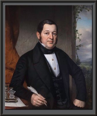 Portret van Adrianus Vinju, 1799 - 1860