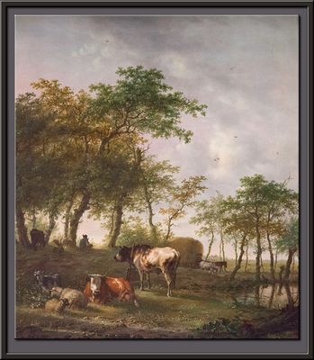 Landschap met vee, 1804