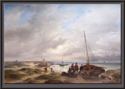 Strand bij Katwijk, 1833
