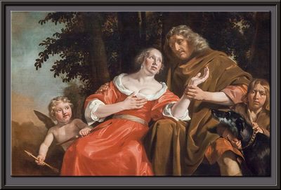 A Family Group with Cupid, 1670