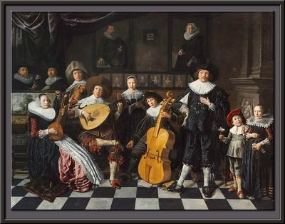 Self-Portrait with Family Members, c. 1635