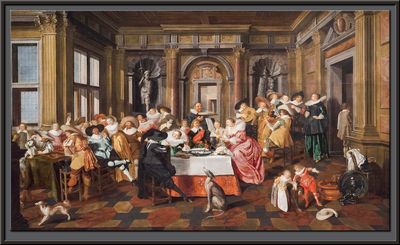 Festive Company in a Renaissance Room, 1628