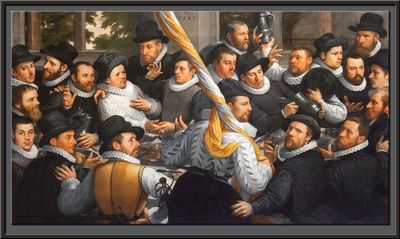 Meeting of the Officers and Sergeants of the Calivermen Civic Guard, 1633