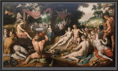 The wedding of Peleus and Thetis, 1693