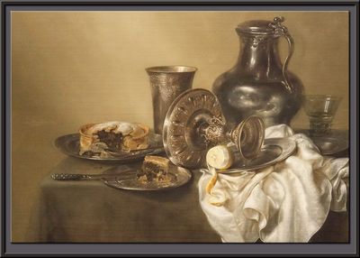 Banquet piece with pastry, 1633