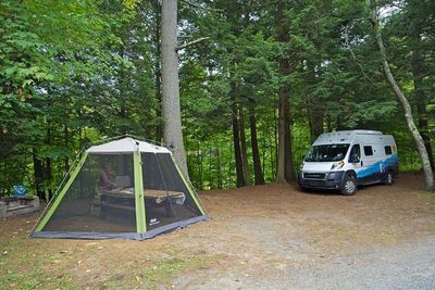 Our Campsite at Wilmington Notch
