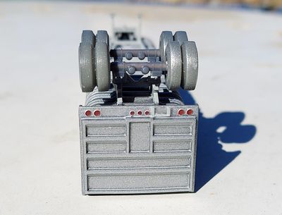 Dump Trailer Rear Detail