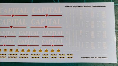Capital Lease Hamburg Container Decals