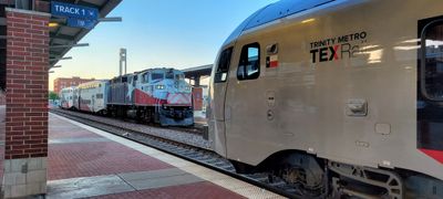 TexRail meets Trinity Railway Express