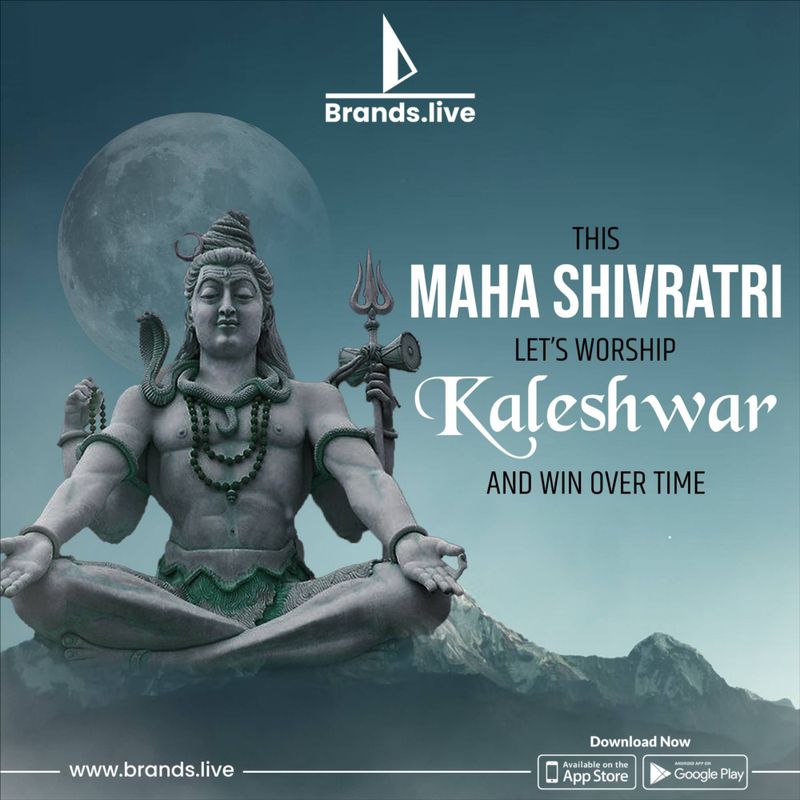 Download creatively designed Basic alphabet posters for Maha Shivratri for free on Brand.live.