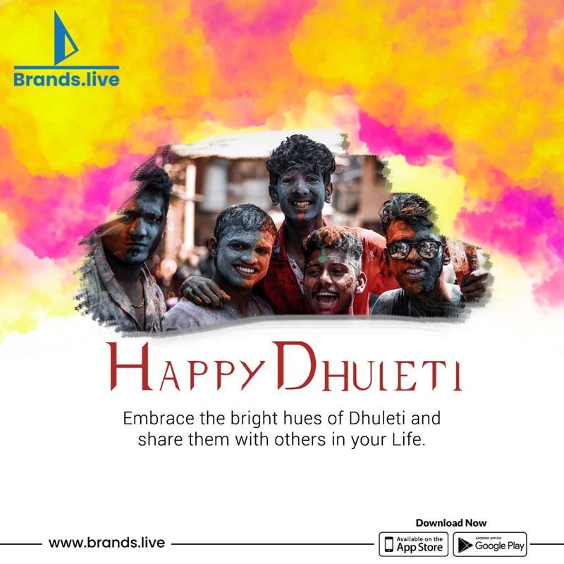 Happy Dhuleti Poster Maker - Free on Brands.Live