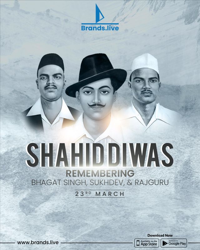 Shahid Diwas insta story  - Free Download on Brands.live