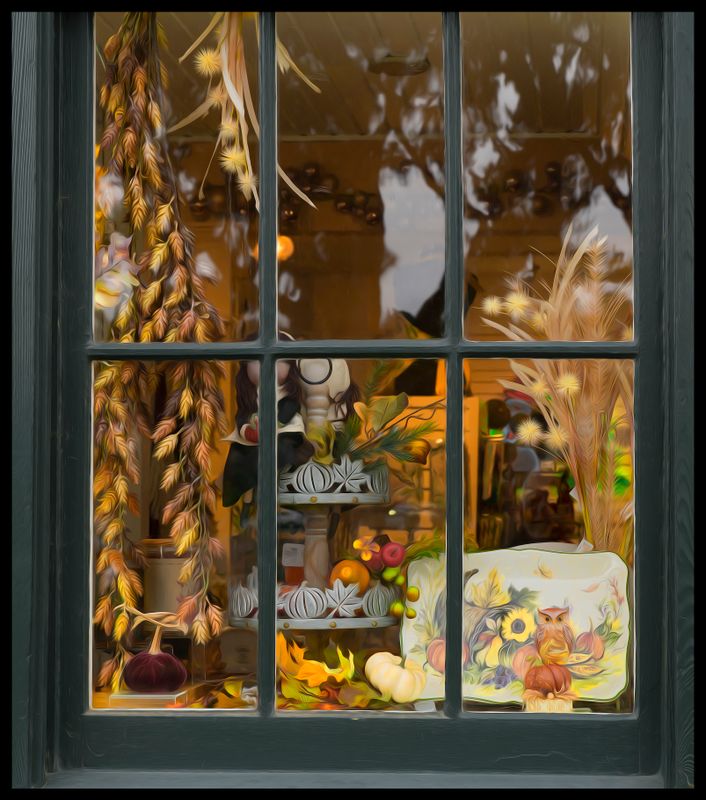 Shop Window  - Mendocino  - California 