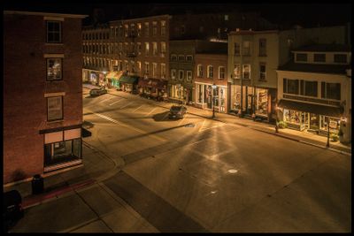 Street at Night - Galena, Illinois 