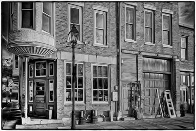 Morning Light - Back Street - Galena, Illinois