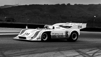George Follmer driving his Porsche 917/10