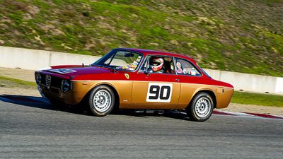 A lovely Alfa at Laguna Seca Raceway.
