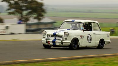 A very cute little Triumph sedan.
