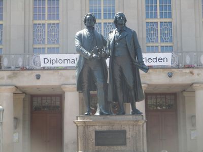 DIE STADT WEIMAR - SYMBOL DEUTSCHER JNGERER ZEITGESCHICHTE - BESUCH AM 07.07.2023