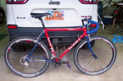 Raleigh Team USA, Suntour Superbe , Sugino Mighty Aero, 8 speed
