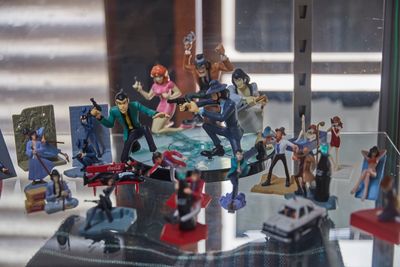 Collection of Lupin III figures