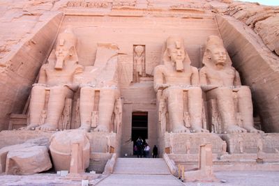 Facade of the Temple of Ramesses II,