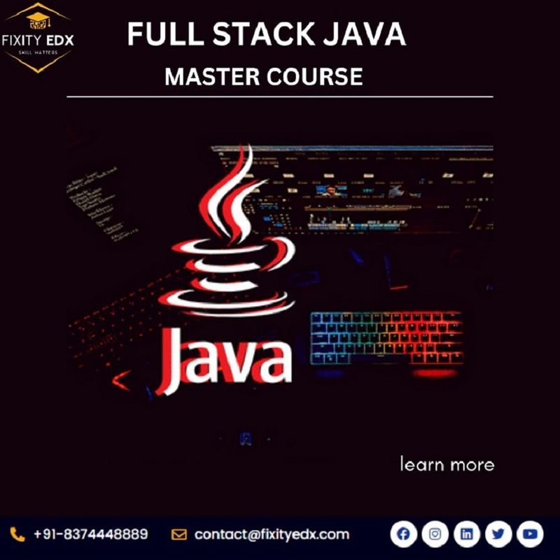 Full stack Java Master course - 1
