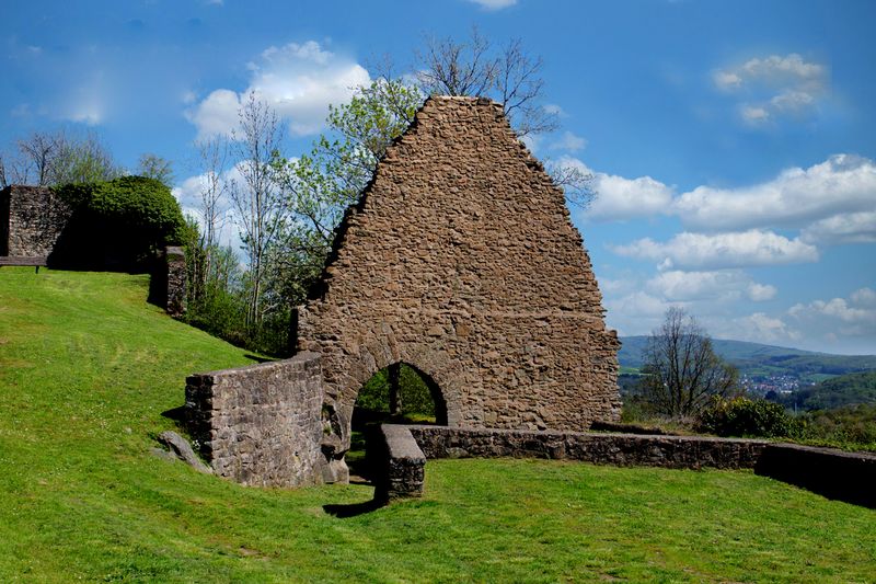 Castle Lichtenberg in Spring