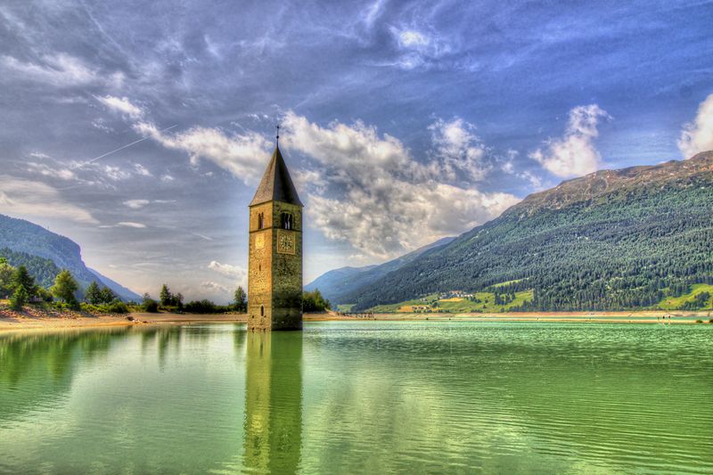 The Sunken Bell Tower of Curon