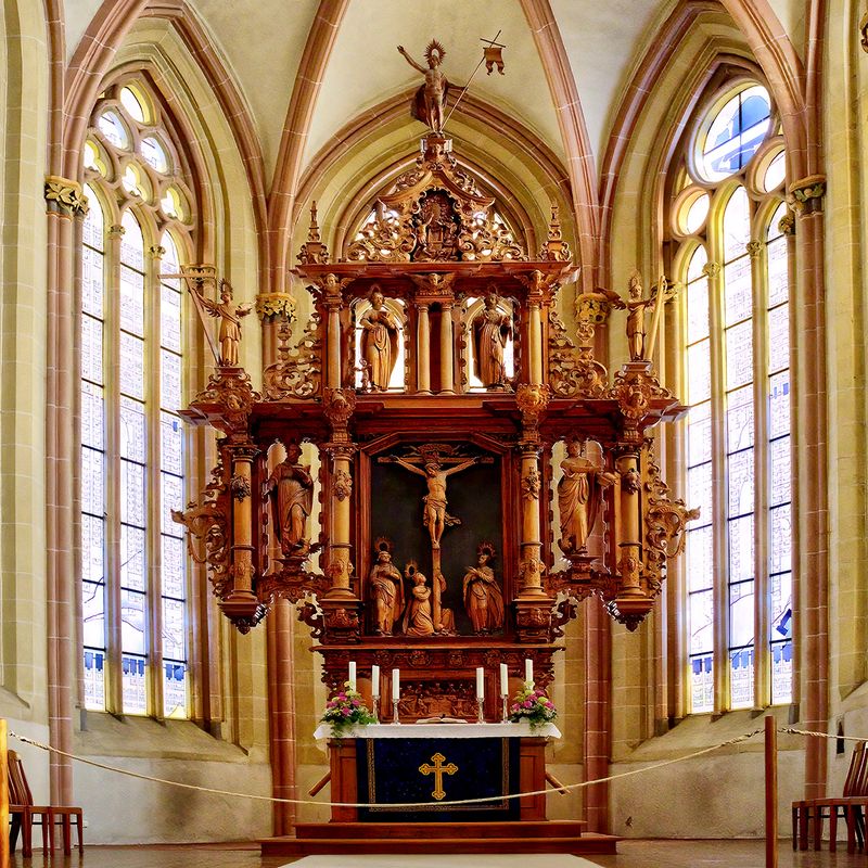Wooden Baroque Altar 
