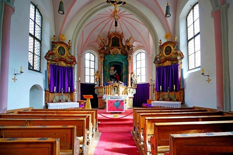Interior of the Church St. Sebastian