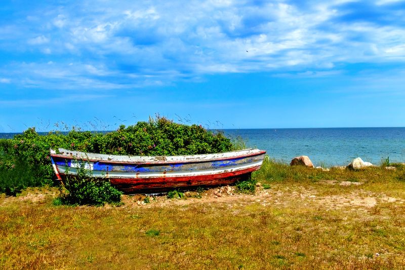 The Old Boat at the Beach