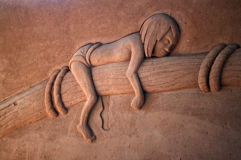 Sand Sculpture Mowgli