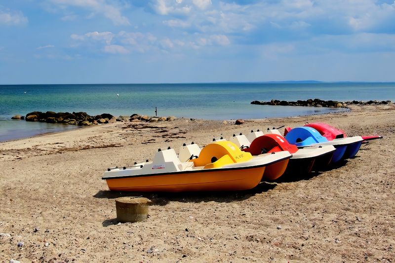 Paddleboats at the Beach
