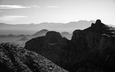 Mid Day Over Tucson