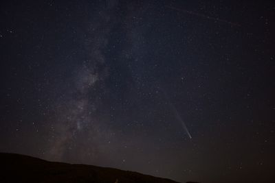 Comet Tsuchinshan-ATLAS and Milky Way
