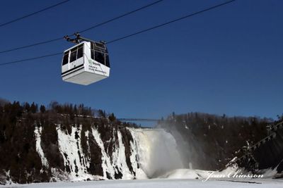 ( Parc de la Chute-Montmorency ) Montmorency Falls ( 272 feet )