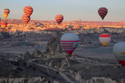 Anatolian hot air balloon - unique landscape