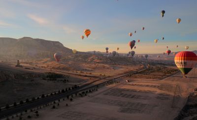 Cappadocia hot air balloon - Road